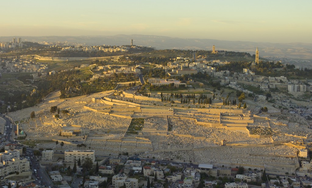 Israel-2013-Aerial-Mount_of_Olives